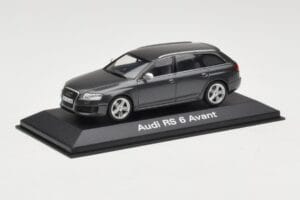 Audi RS6 C5 Avant Daytona Grey Minichamps 1:43 5010710233 Metal - imaginea 2 din 4