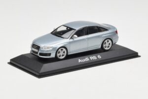 Audi RS6 C6 Monza Silver Minichamps 1:43 5010810113 Metal - imaginea 2 din 4