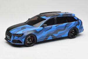 Audi RS6 C7 Avant GMK Albastru & Negru GT Spirit 1:18 GT799 Rășină