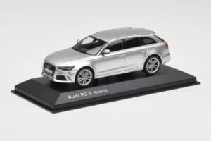 Audi RS6 C7 Avant Prisma Silver Minichamps 1:43 5011216213 Metal - imaginea 2 din 4