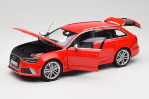 Audi RS6 C7 Avant Roșu Minichamps 1:18 110012011 Metal - imaginea 2 din 8