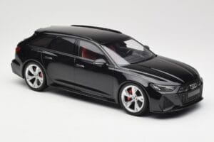 Audi RS6 C8 Avant Black Metallic Minichamps 1:18 155018014 Metal - imaginea 4 din 6