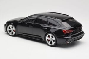 Audi RS6 C8 Avant Black Metallic Minichamps 1:18 155018014 Metal - imaginea 5 din 6