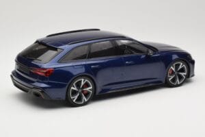Audi RS6 C8 Avant Blue Metallic Minichamps 1:18 155018011 Metal - imaginea 2 din 6