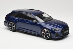 Audi RS6 C8 Avant Blue Metallic Minichamps 1:18 155018011 Metal - imaginea 4 din 6
