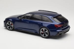 Audi RS6 C8 Avant Blue Metallic Minichamps 1:18 155018011 Metal - imaginea 5 din 6