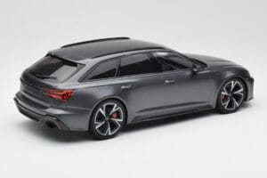 Audi RS6 C8 Avant Matt Grey Minichamps 1:18 155018015 Metal - imaginea 2 din 6