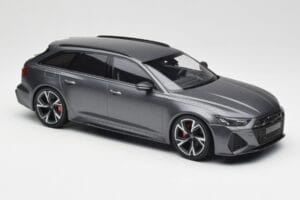Audi RS6 C8 Avant Matt Grey Minichamps 1:18 155018015 Metal - imaginea 4 din 6