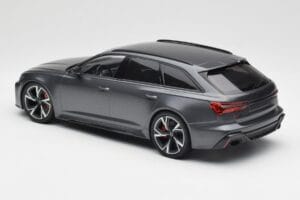 Audi RS6 C8 Avant Matt Grey Minichamps 1:18 155018015 Metal - imaginea 5 din 6