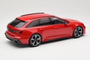 Audi RS6 C8 Avant Red Metallic Minichamps 1:18 155018010 Metal - imaginea 2 din 6