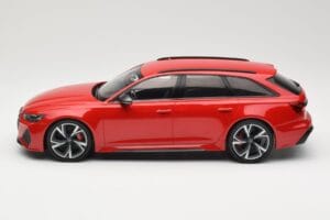 Audi RS6 C8 Avant Red Metallic Minichamps 1:18 155018010 Metal - imaginea 3 din 6