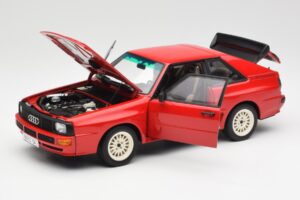 Audi Sport Quattro Roșu Ediție Dealer AUTOart 1:18 5030400205 Metal - imaginea 2 din 8