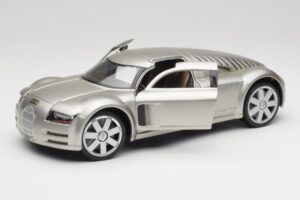 Audi Rosemeyer Argintiu Maisto 1:18 31625 Metal - imaginea 2 din 8