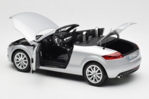 Audi TT 8J Roadster Argintiu Deschis Minichamps 1:18 5010500515 Metal - imaginea 5 din 8