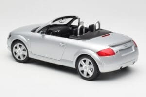 Audi TT 8N Roadster Silver Metallic Minichamps 1:18 155017031 Metal - imaginea 5 din 6