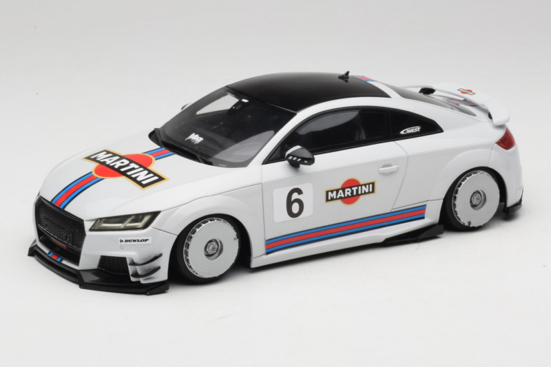 Audi TT ABT RS 8S Martini Gri GT Spirit 1:18 GT152-C1 Rășină