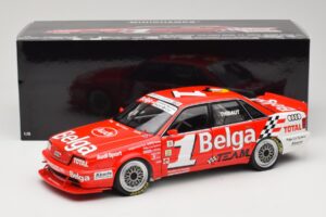 Audi V8 Evolution #1 Team Dubois P-A. Thibaut Belgian Procar 1993 Minichamps 1:18 100931001 Metal - imaginea 8 din 8