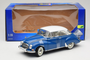Auto Union 1000 S Coupe Albastru Alb Revell 1:18 08909 Metal - imaginea 6 din 6