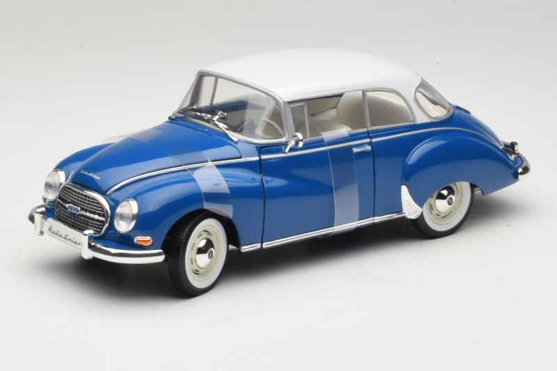 Auto Union 1000 S Coupe Albastru Alb Revell 1:18 08909 Metal