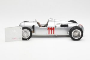 Auto Union Type C #111 H. Stuck Schauinsland Hillclimb Germany 1937 CMC 1:18 M-162 Metal - imaginea 3 din 6