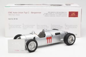 Auto Union Type C #111 H. Stuck Schauinsland Hillclimb Germany 1937 CMC 1:18 M-162 Metal - imaginea 6 din 6