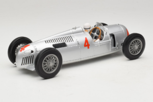 Auto Union Typ C #4 A. Varzi 2nd Place Monaco GP 1936 Minichamps 1:18 155361004 Metal - imaginea 2 din 6