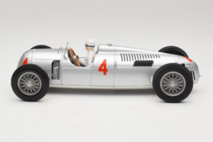 Auto Union Typ C #4 A. Varzi 2nd Place Monaco GP 1936 Minichamps 1:18 155361004 Metal - imaginea 3 din 6