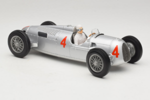 Auto Union Typ C #4 A. Varzi 2nd Place Monaco GP 1936 Minichamps 1:18 155361004 Metal - imaginea 4 din 6