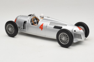 Auto Union Typ C #4 A. Varzi 2nd Place Monaco GP 1936 Minichamps 1:18 155361004 Metal - imaginea 5 din 6