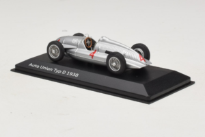 Auto Union Typ D #4 Argintiu Minichamps 1:43 5030900703 Metal - imaginea 3 din 4