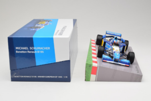 Benetton B195 Renault #1 M. Schumacher European GP Winner F1 World Champion 1995 Minichamps 1:18 513953201 Metal - imaginea 6 din 7