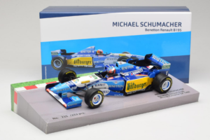Benetton B195 Renault #1 M. Schumacher European GP Winner F1 World Champion 1995 Minichamps 1:18 513953201 Metal - imaginea 7 din 7