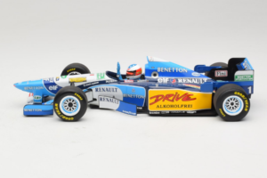 Benetton B195 Renault #1 M. Schumacher Benetton Formula French Grand Prix Winner 1995 Minichamps 1:18 100950001 Metal - imaginea 3 din 7