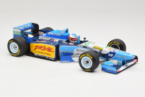 Benetton B195 Renault #1 M. Schumacher Benetton Formula French Grand Prix Winner 1995 Minichamps 1:18 100950001 Metal - imaginea 4 din 7