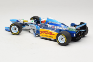 Benetton B195 Renault #1 M. Schumacher Benetton Formula French Grand Prix Winner 1995 Minichamps 1:18 100950001 Metal - imaginea 5 din 7