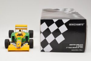 Benetton Ford B193B #5 R. Patrese 3rd Place British GP 1993 Minichamps 1:18 110930906 Metal - imaginea 6 din 6