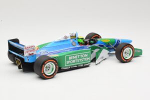 Benetton Ford B194 #5 M. Schumacher Demonstration Run Belgian GP 2017 Minichamps 1:18 510941705 Metal - imaginea 2 din 6