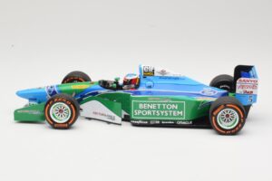 Benetton Ford B194 #5 M. Schumacher Demonstration Run Belgian GP 2017 Minichamps 1:18 510941705 Metal - imaginea 3 din 6