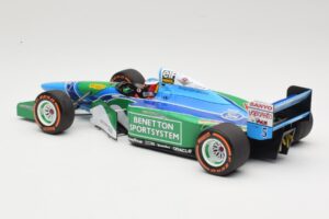 Benetton Ford B194 #5 M. Schumacher Demonstration Run Belgian GP 2017 Minichamps 1:18 510941705 Metal - imaginea 5 din 6