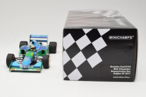 Benetton Ford B194 #5 M. Schumacher Demonstration Run Belgian GP 2017 Minichamps 1:18 510941705 Metal - imaginea 6 din 6