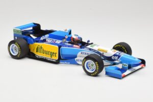 Benetton Renault B195 #1 M. Schumacher Winner Belgian GP 1995 Minichamps 1:18 510952901 Metal - imaginea 4 din 6