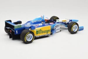 Benetton Renault B195 #1 M. Schumacher Winner German GP 1995 Minichamps 1:18 510952701 Metal - imaginea 2 din 6