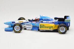 Benetton Renault B195 #1 M. Schumacher Winner German GP 1995 Minichamps 1:18 510952701 Metal - imaginea 3 din 6