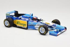 Benetton Renault B195 #1 M. Schumacher Winner German GP 1995 Minichamps 1:18 510952701 Metal - imaginea 4 din 6