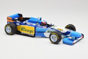 Benetton Renault B195 #1 M. Schumacher Winner Monaco GP 1995 Minichamps 1:18 510952301 Metal - imaginea 4 din 6