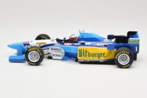 Benetton Renault B195 #1 M. Schumacher Winner Pacific GP F1 World Champion 1995 Minichamps 1:18 510953301 Metal - imaginea 3 din 6