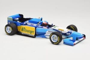 Benetton Renault B195 #1 M. Schumacher Winner Pacific GP F1 World Champion 1995 Minichamps 1:18 510953301 Metal - imaginea 4 din 6