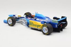 Benetton Renault B195 #1 M. Schumacher Winner Pacific GP F1 World Champion 1995 Minichamps 1:18 510953301 Metal - imaginea 5 din 6