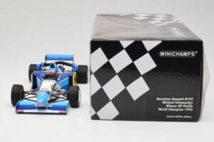 Benetton Renault B195 #1 M. Schumacher Winner Pacific GP F1 World Champion 1995 Minichamps 1:18 510953301 Metal - imaginea 6 din 6