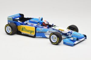 Benetton Renault B195 #2 J. Herbert Winner British GP 1995 Minichamps 1:18 110950802 Metal - imaginea 4 din 6